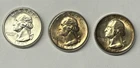 Choice Unc 1947 P D S Washington Quarter Collection Lot Set