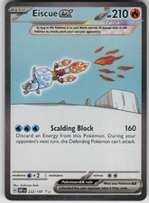 Pokemon TCG Eiscue ex - Special Illustration Rare SV03: Obsidian Flames 222/197