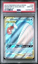 2019 POKEMON SUN & MOON TEAM UP #160 FULL ART/MAGIKARP & WAILORD GX PSA 10 on eBay