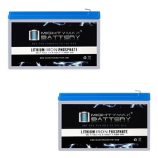 Mighty Max 12V 7AH Lithium Replaces APC Back-UPS XS XS1000 BX1000 - 2 Pack