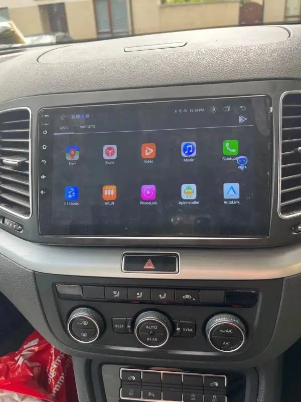 Radio de coche 4+64 GB Android 14 para VW Sharan II 7N Seat Alhambra 2 Carplay GPS Navi