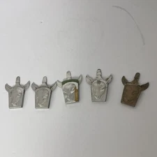 Vintage Scent Holder Deer Coy Metal Doe Slip JON-E Lot Of 5 Scent Holders