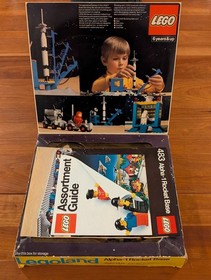 Vintage 1978 Legoland Space System Alpha-1 Rocket Base ~ LEGO Set #483 Complete