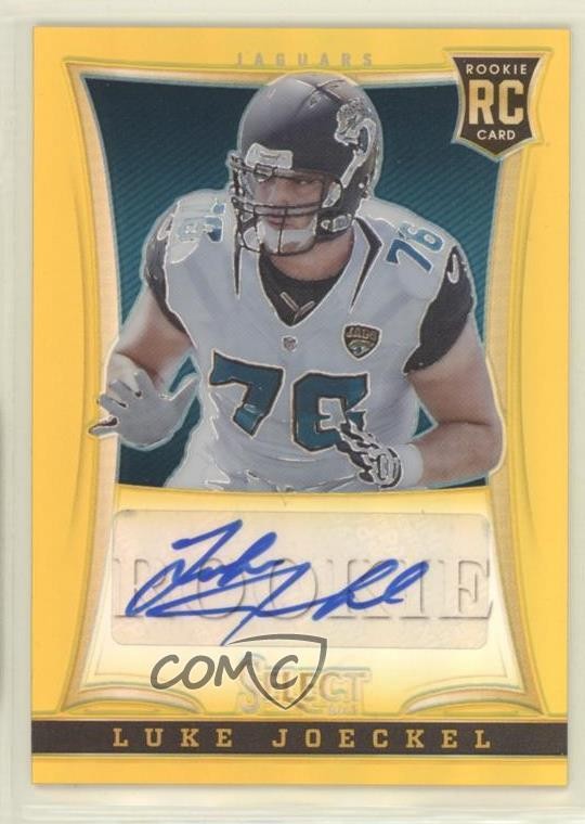 Luke Joeckel Panini Select #274 Autograph-Gold