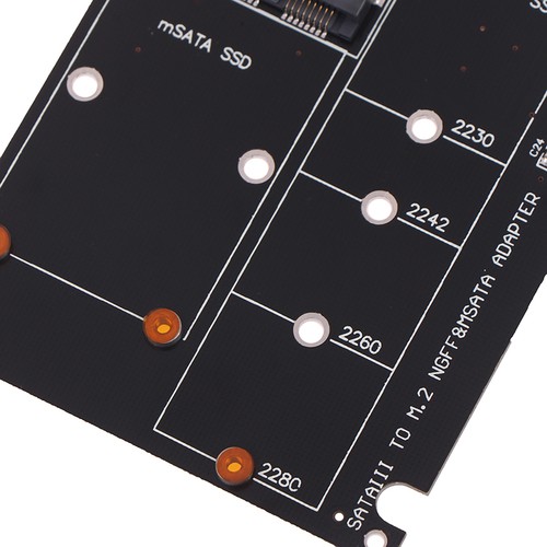SATA 60Gbps To M2 NGFF SATA SSD MSATA SSD Adapter Hard Disk Adapter Board - Afbeelding 7 van 12