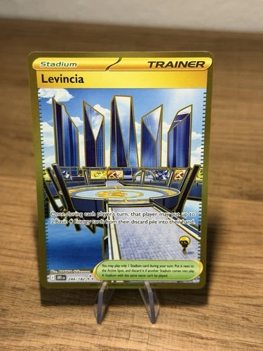 Pokemon TCG Levincia Trainer Stadium SV10 Destined Rivals 244/182 Hyper Rare