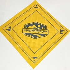NEW Dierks Bentley YELLOW Bandana 2018 Mountain High Tour Swag Country