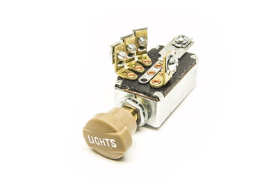 #ad Painless Headlight Dimmer Switch 4 Position with Tan Knob Traditional Hot Rod $44.00