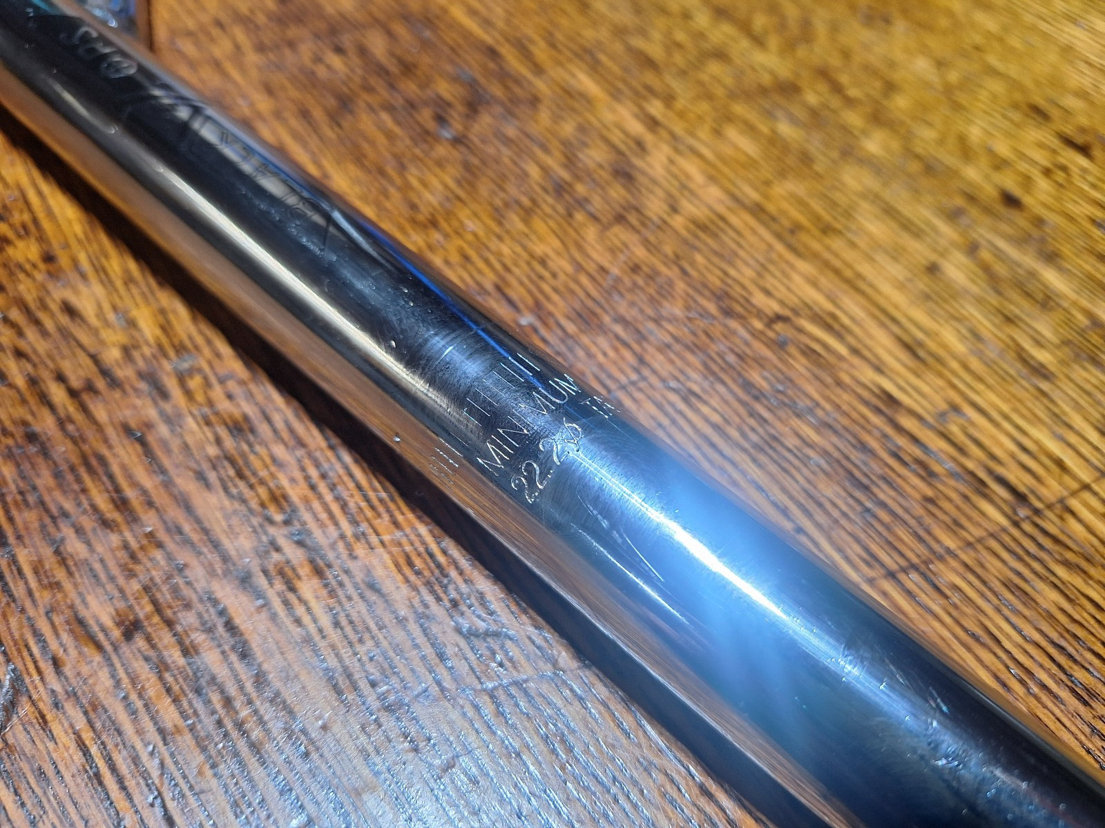 Black Ops Layback BMX Bike Seat Post 22.2mm (GT, Dyno, Powerlite, Robinson)