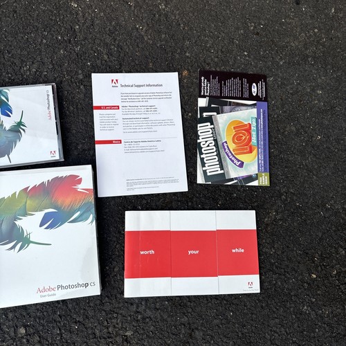 Adobe Photoshop CS CD, Bedienungsanleitung Buch OVP Brandneu - Bild 4 von 7