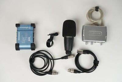 Samson Microphone,Stand, S Phantom 2 Mic Input,M-Audio FastTrack Audio Interface