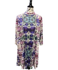 FREE PEOPLE FLORAL PRINT Women RETRO VIBE COLORS DRESS IN MULTI SIZE Medium