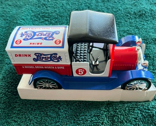 Pepsi-Cola ~ 1916 Studebaker Pickup, ~ Diecast Lockable Coin Bank # 22519 NIB - Picture 9 of 12