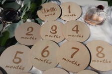 Baby Milestone Discs, Baby Age Milestone Marker Keepsake Photo Nursery