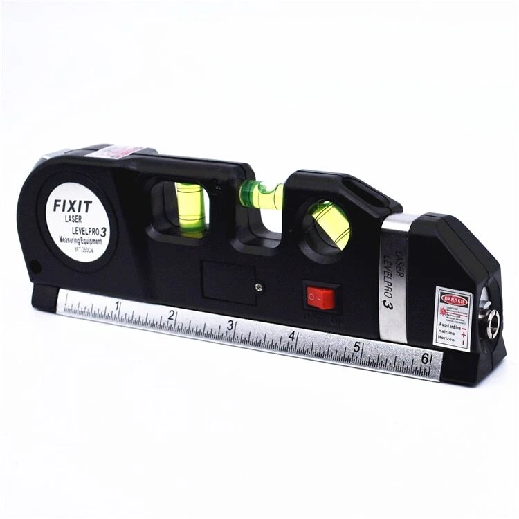 Multipurpose Laser Level Vertical Horizon Measuring Tape Aligner with Tripod pro