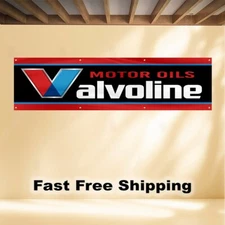 VALVOLINE MOTOR OIL 2'X8' BANNER FLAG
