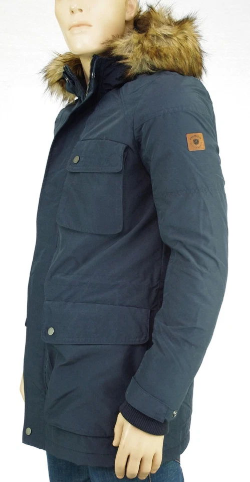 JACK & JONES Jacket Parka Navy Blue Man Michigan Parka Jacket Navy 12123585 - Image 2 of 4