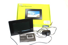 Technika 7" Digital Photo Frame JP07 with Power Supply Stand Instructions & Box