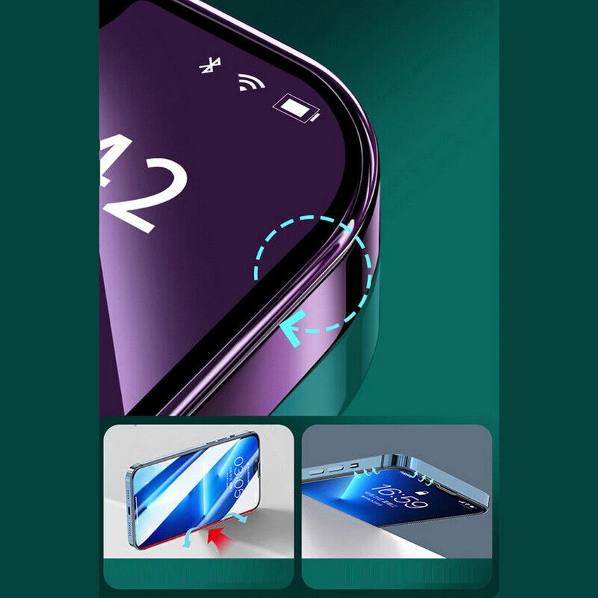 1/2/3PCS For iPhone 15 14 Pro Max 13 12 11 Luminous Night Screen Tempered Glass - Image 4 of 4