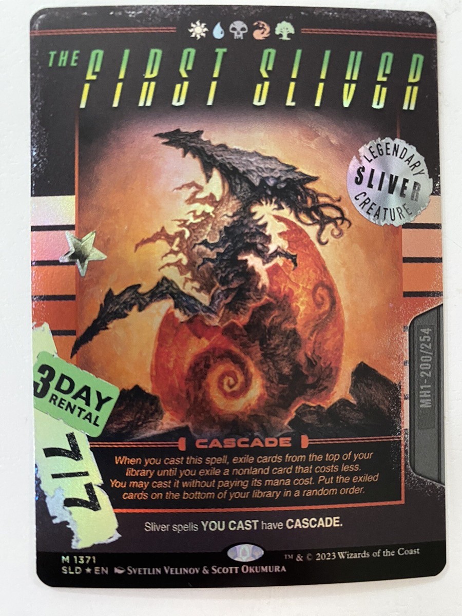 The First Sliver *FOIL* SECRET LAIR: Now On VHS MT/NM MTG The First Sliver *FOIL* SECRET LAIR: Now On VHS MT/NM MTG