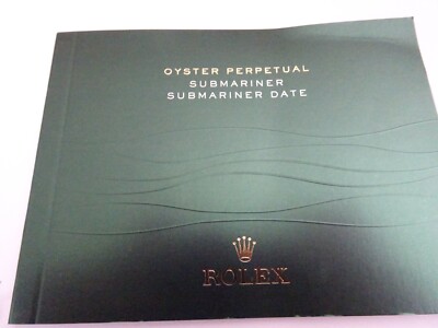 Authentic New Style Rolex englisch Submariner date Booklet Manual 4.2012