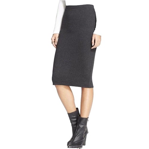 Nightcap Victorian Skirt Pencil Stretch Lace Black Slit lined