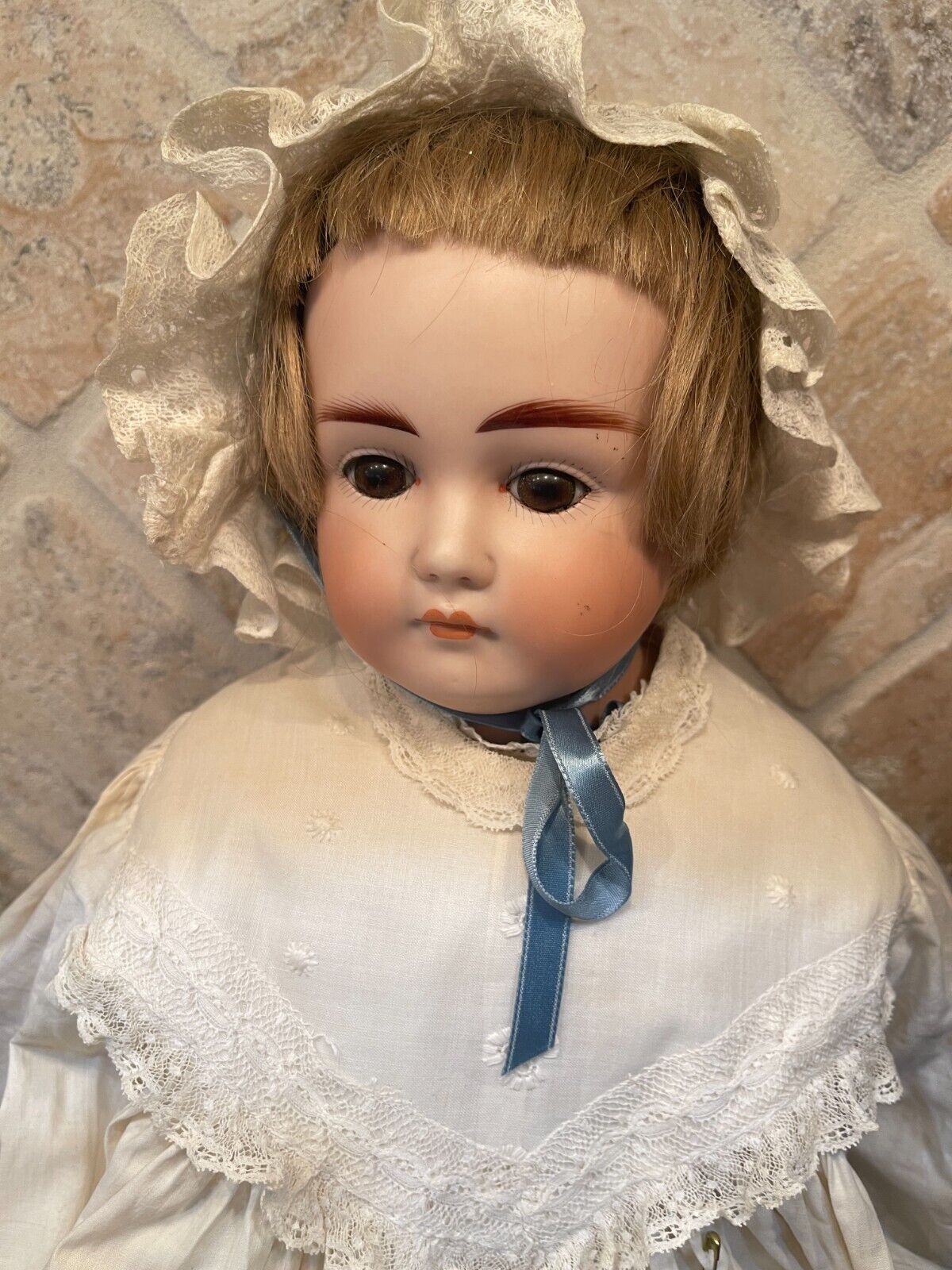 Antique Alt Beck & Gottschalck Baby Bisque Doll 1361 40 Open Mouth 2 Teeth