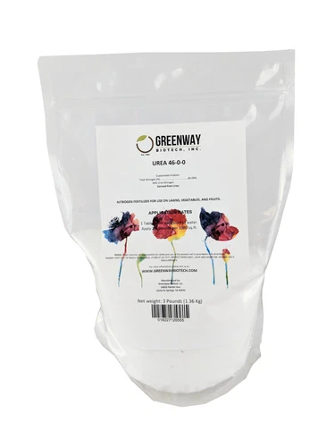 Urea 46-0-0 46% Nitrogen Fertilizer Gold Refining Aqua Regia 100% Soluble 3 LB