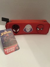 Marvel Spider-Man/ Spider-Verse Embossed Red Silicone Pencil Soft Case