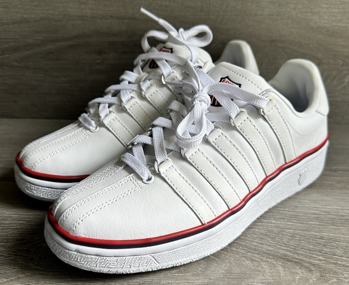 K-Swiss Classic VN 03343-177 Low White/Corporate/Rand Men’s Sz NIB