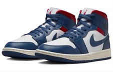 Nike Air Jordan 1 Mid USA Red White Blue Sneakers Retro BQ6472-146 Women's Shoes