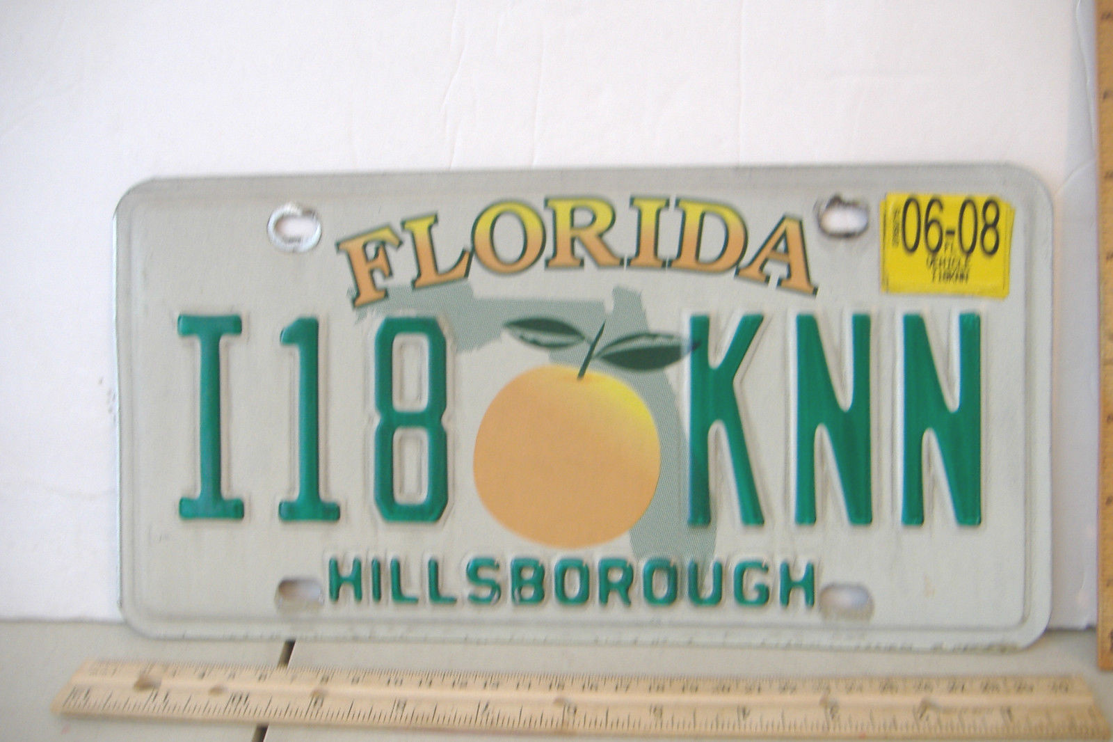 FLORIDAHILLSBOROUGHI18 KNN0608LICENSE PLATE eBay