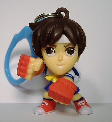 STREET FIGHTER SAKURA BACKPACK HANGER SUPER DEFORMED VINYL FIGURE CAPCOM RARE