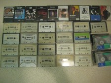 Lot Of 31 Cassette Tapes Vintage 70's 80's