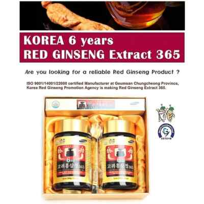 Korean 6 Years Red Ginseng Extract 365, 240g X 1ea - Foto 2