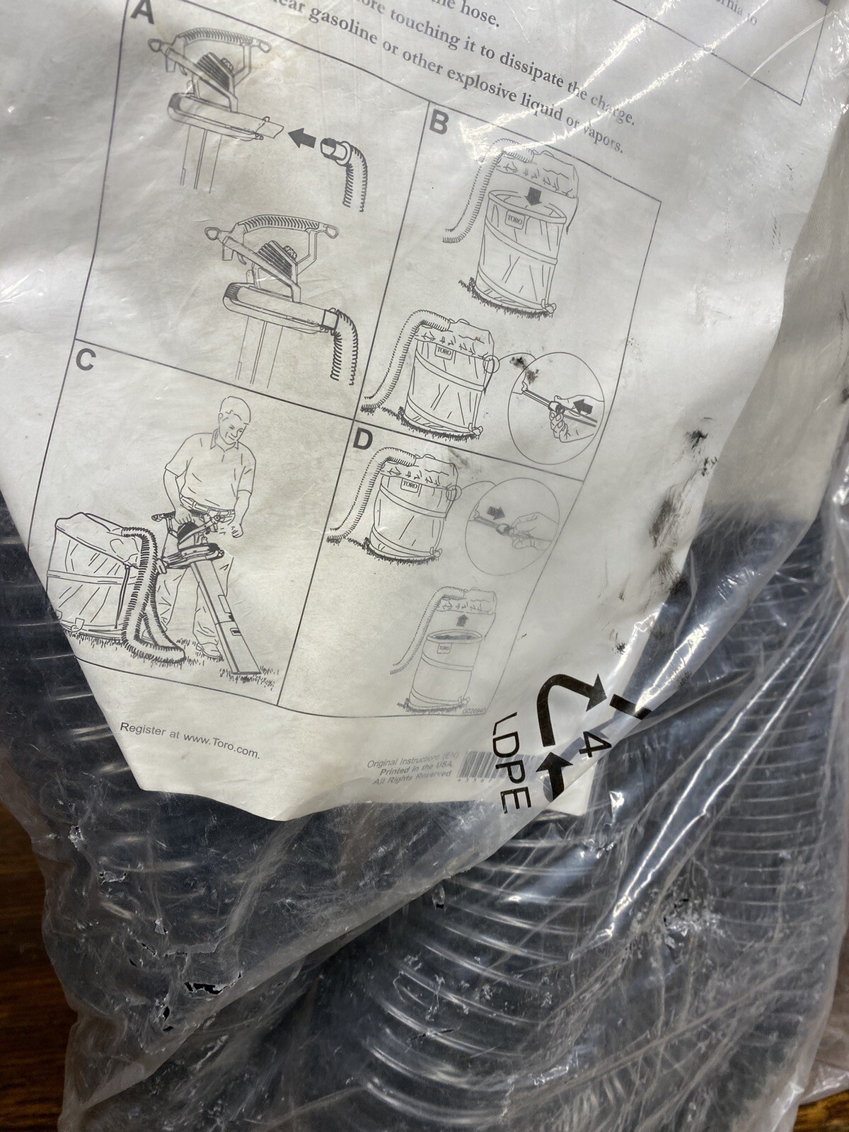 NEW GENUINE OEM TORO PART 51502 LEAF COLLECTION BLOWER VAC KIT eBay