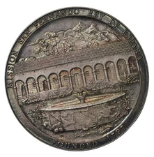 Medallic Art Company California Mission San Fernando Rey De Espana Silver Medal