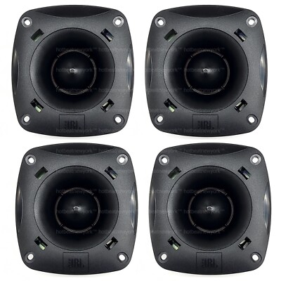 4 x JBL ST200 Phenolic 100 Watt RMS 8 ohm ABS Super Tweeter 40° x 40° (Pair)