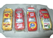 NASCAR diecast 4 PCs Circle K Power Pit Stop- Kodak, Slim Jim, Tide, Kelloggs