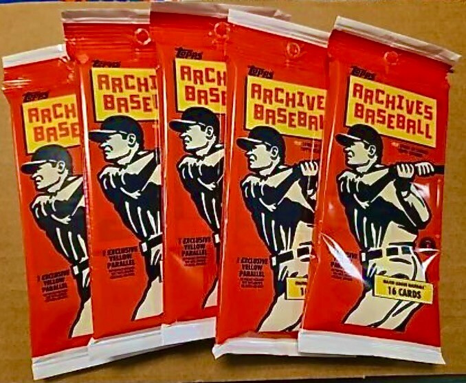 *LOT of 5* *2024 Topps Archives Baseball MLB Trading Cards *Fat Packs*