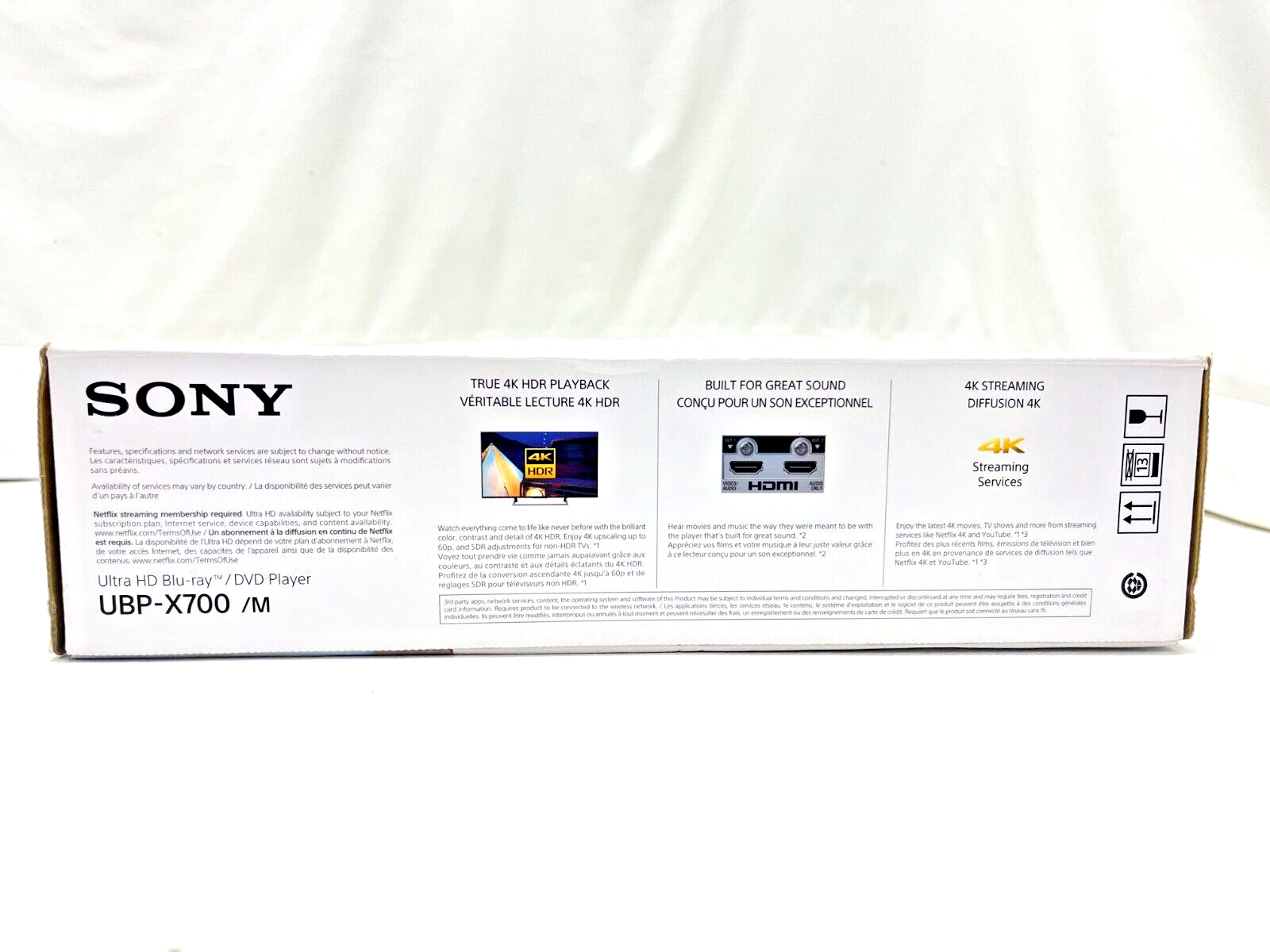 Sony UBP X700/M 4K Ultra HD Home Theater Streaming Bluray Player with