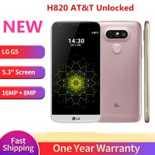 LG G5 H820 AT T 32GB Unlocked 4G LTE Fingerprint Android Smartphone - New Sealed