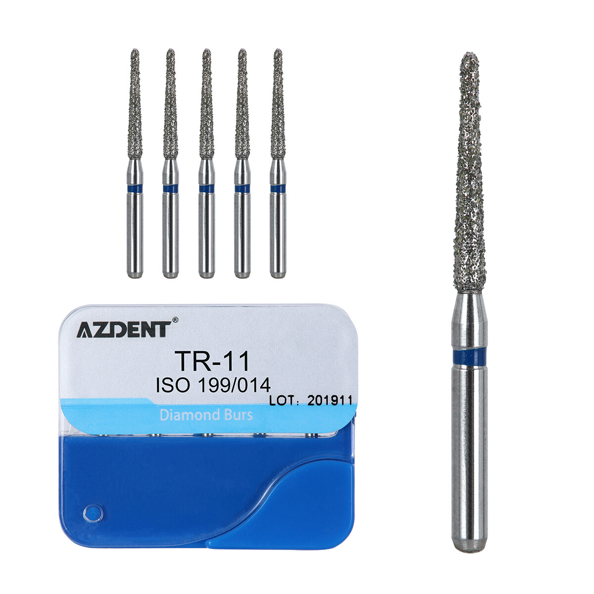 100Pcs Dental Diamond Burs For High Speed Handpiece Medium FG 1.6MM eBay