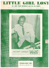 EARL GRANT LITTLE GIRL LOST SHEET MUSIC PIANO/VOCAL/GUITAR/CHORDS 1956 RARE NEW