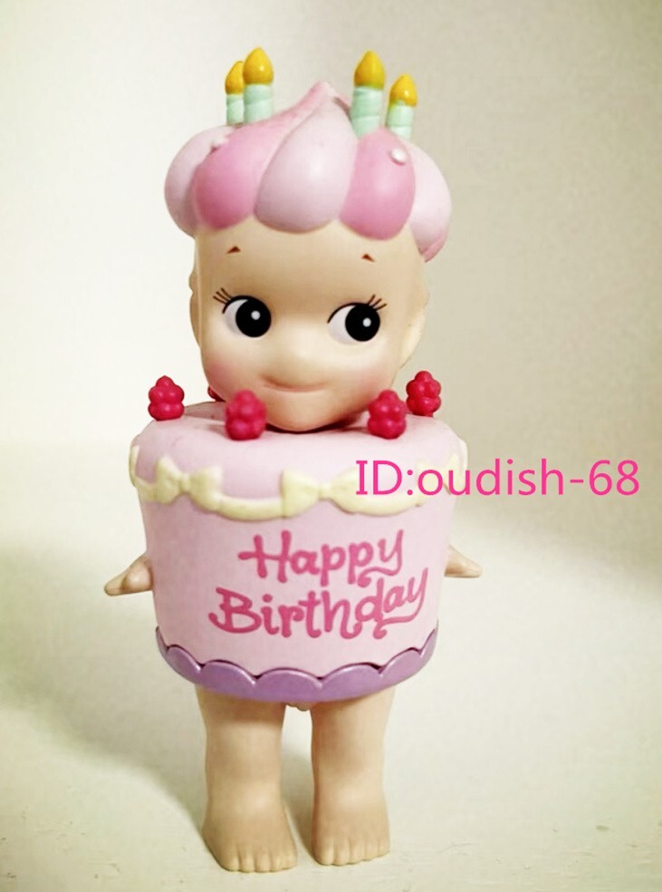 Strawberry Cake- Authentic Sonny Angel Happy Birthday Mini