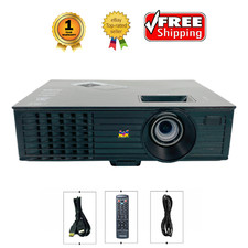 ViewSonic PJD6253 DLP Projector Portable 3500 Lumens Office 1080p HDMI w/Bundle