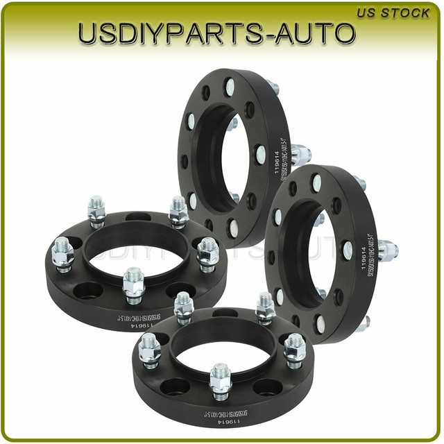 4 pcs 1" thick wheel spacers 5x150 14x1.5 studs for Toyota Tundra
