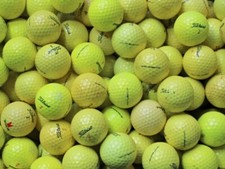 50 Titleist Mix Gelb Golfbälle B-Qualität Lakeballs Training Bälle Practice