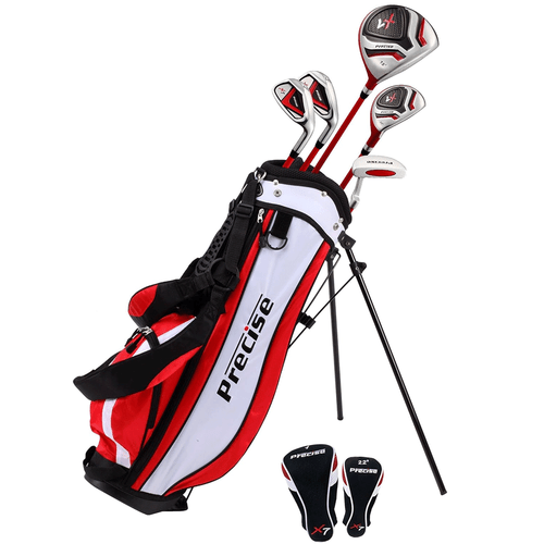 SKYMAX PRECISE X7 JUNIOR GOLF SET DRIVER, HYBRID, IRONS, PUTTER & BAG / AGE 6-8 - Picture 8 of 9