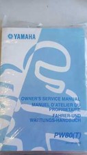 YAMAHA PW80(T) YAMAHA OWNERS SERVICE MANUAL BOOK OEM #3RV-28199-8E